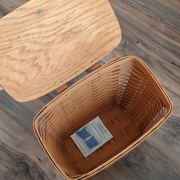 Longaberger | 1994 Woven Mail Basket - Picture 5 of 7